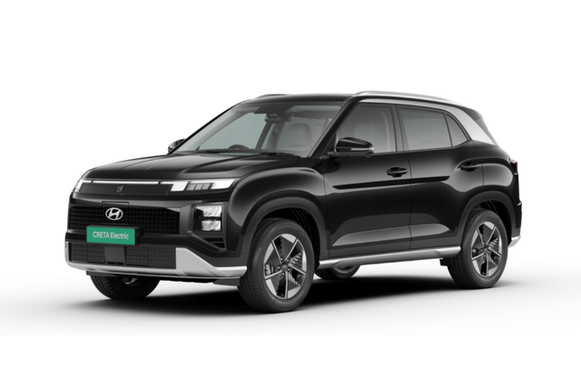 Hyundai Creta Electric Abyss Black Color Image